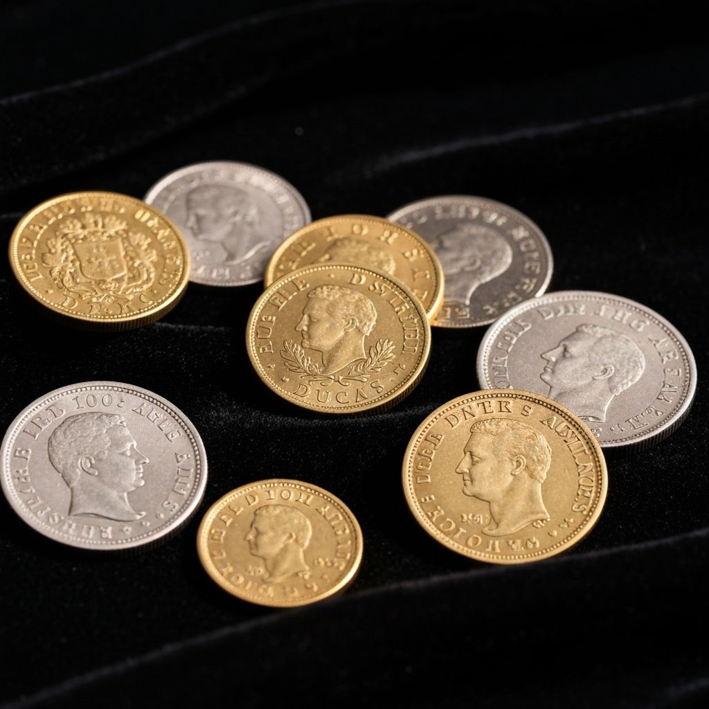 Sammlung antiker Gold- und Silbermünzen